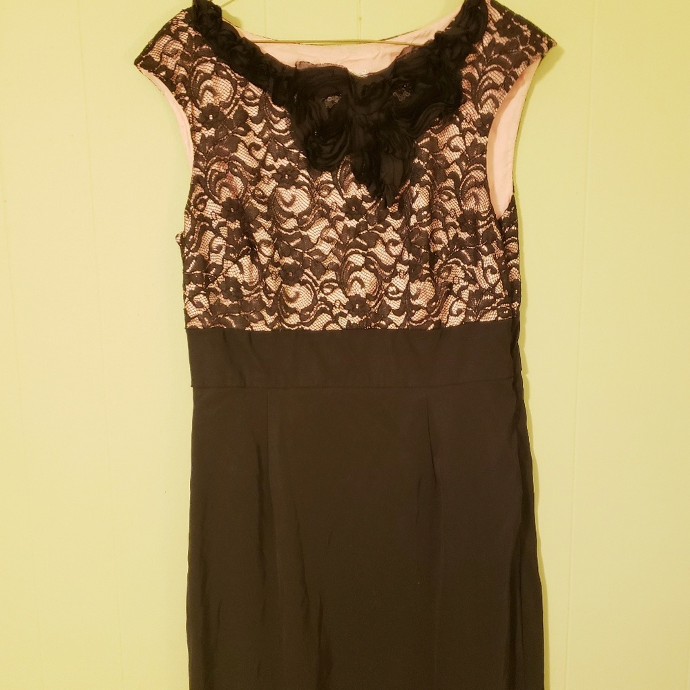 LBD Lace and Blush Dress